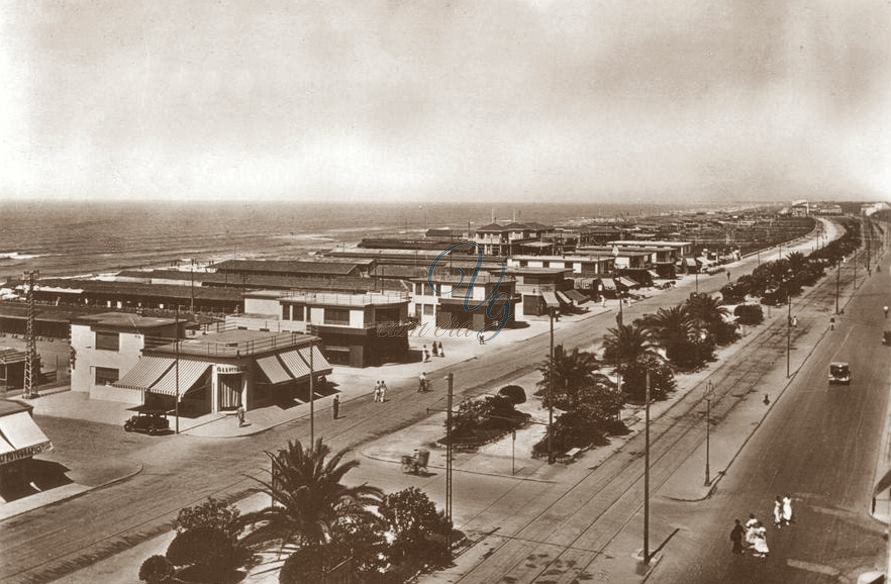 viali a Mare Viareggio Anno 1934