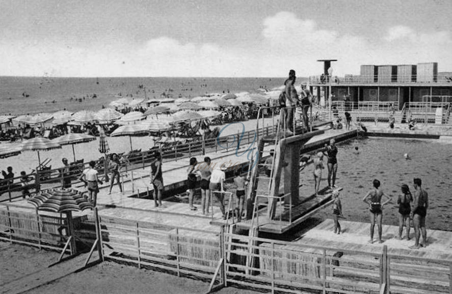 Bagno Principe di Piemonte Viareggio Anno 1935