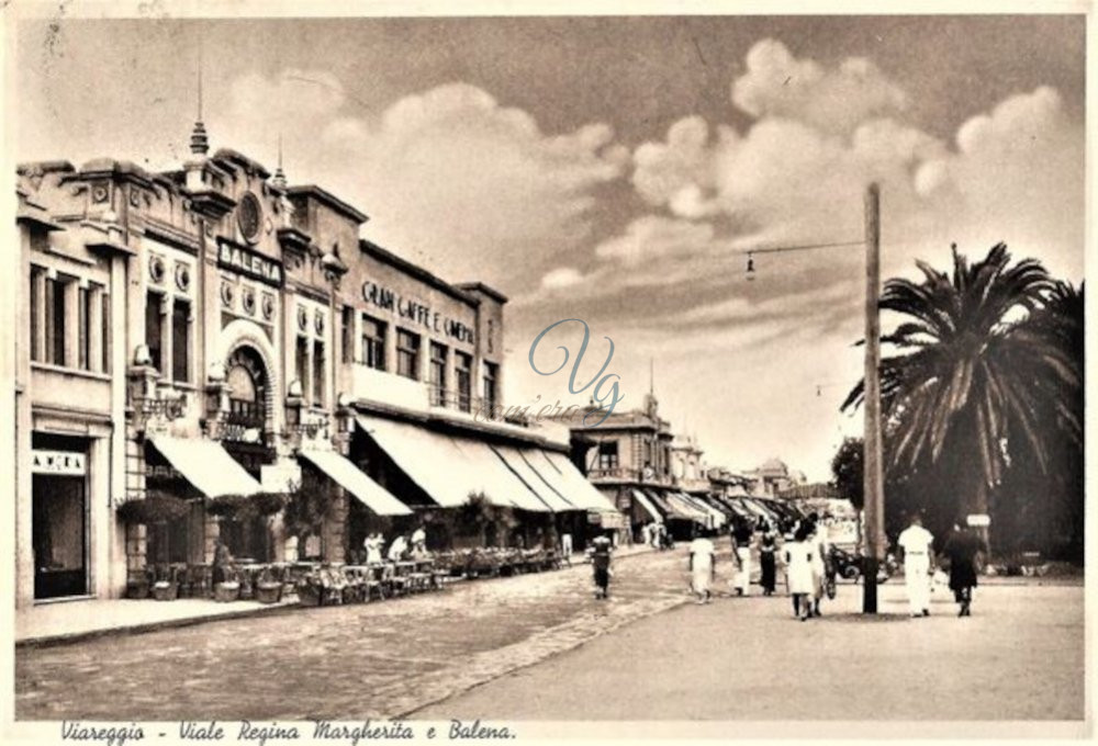 Viale Regina Margherita Viareggio Anno 1935