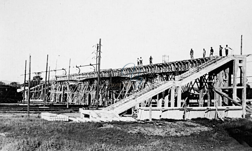 Costruzione Passerella Viareggio Anno 1938