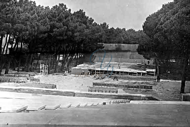 Montaggio teatro Puccini Viareggio Anno 1939