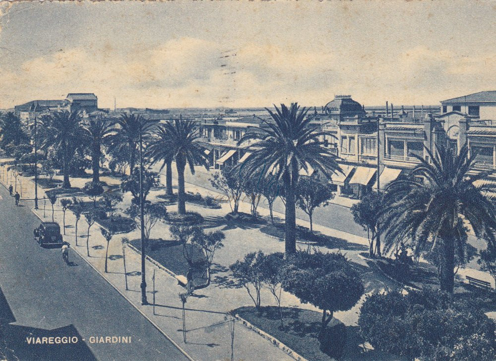 Giardini della passeggiata Viareggio Anni '40