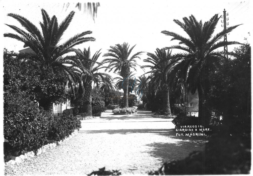 Giardini della passeggiata Viareggio Anni '40