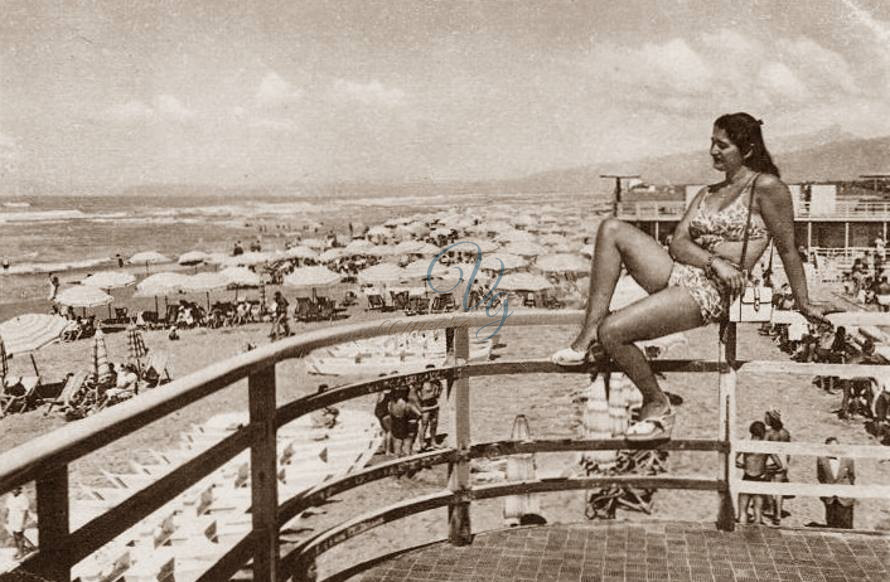 Spiaggia Viareggio Anni '40