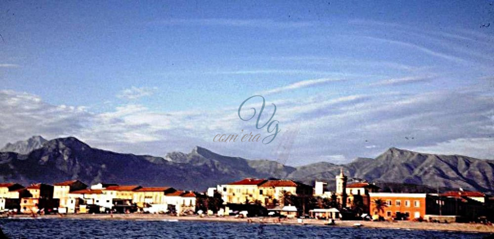 Panorama dal mare Viareggio Anno 1943