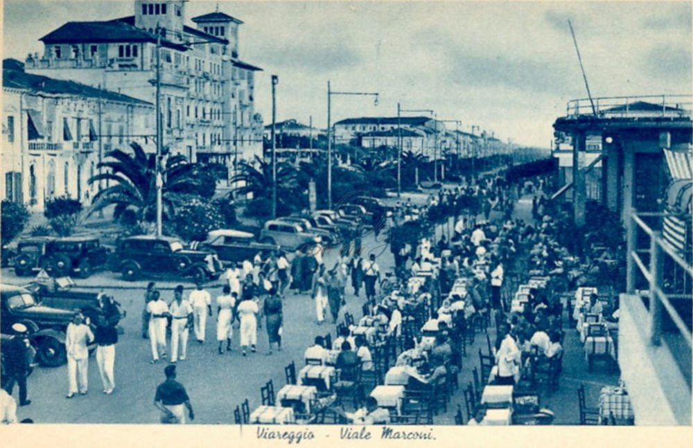 La passeggiata Viareggio Anno 1946