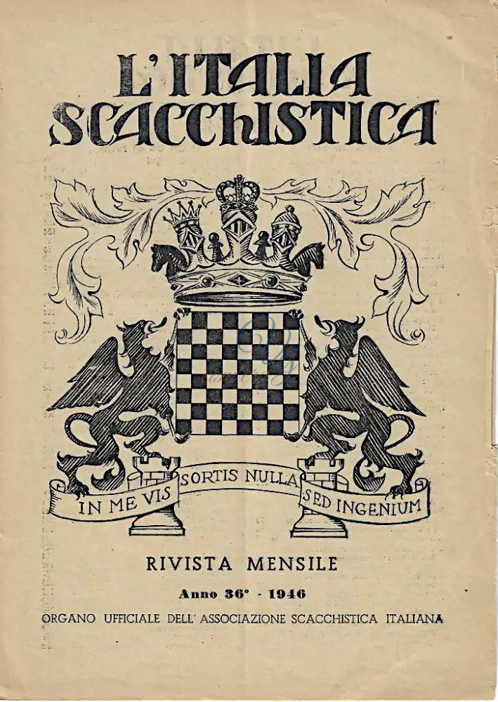 L&rsquo;Italia Scacchista Viareggio Anno 1946