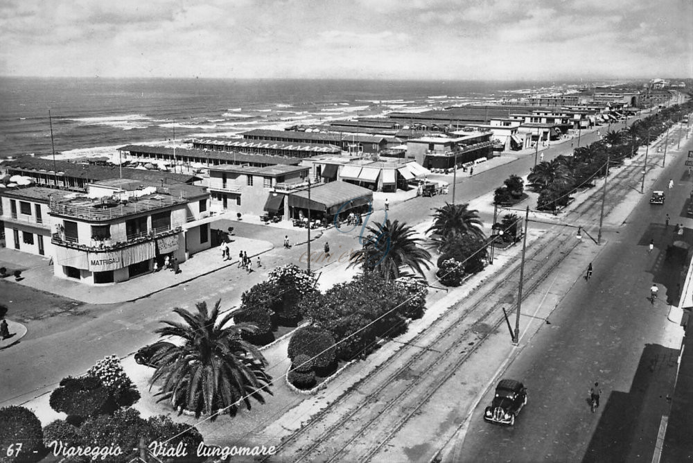 Lungomare Viareggio Anno 1947