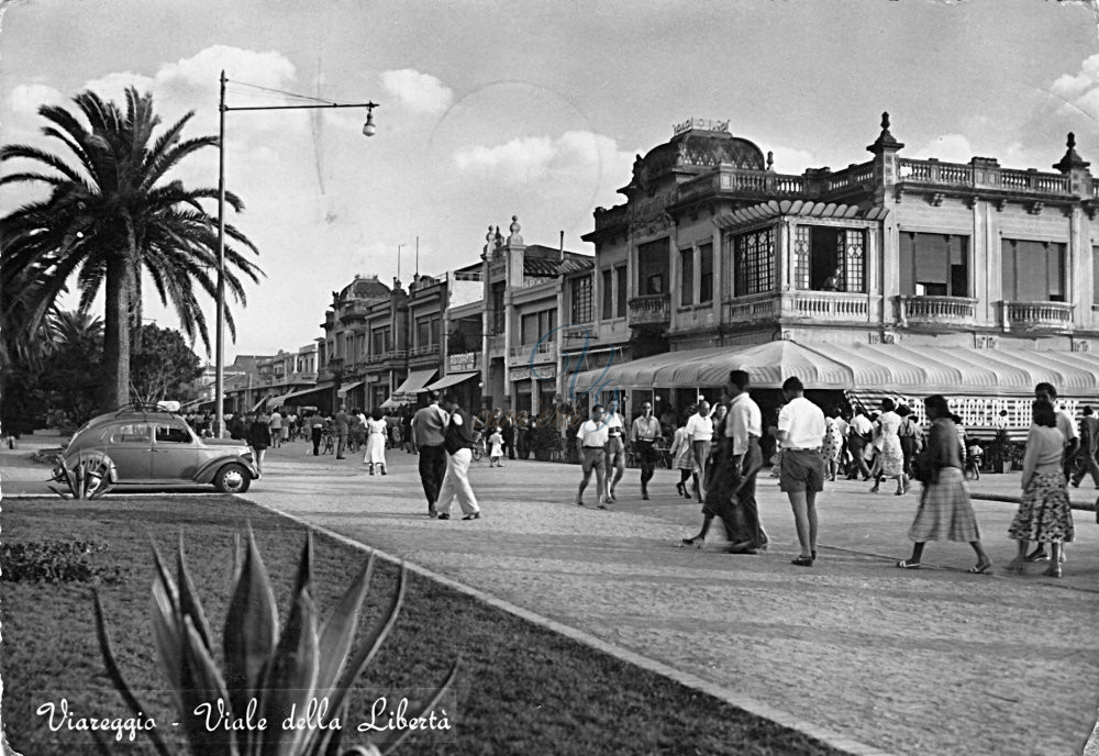 Piazza Mazzini Viareggio Anno 1949