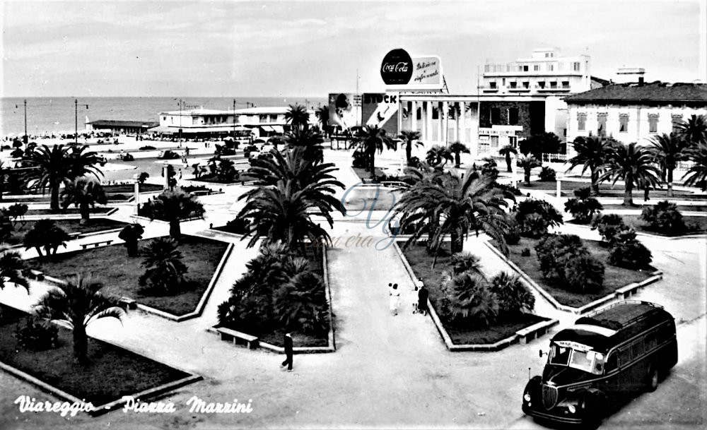 Piazza Mazzini Viareggio Anno 1949