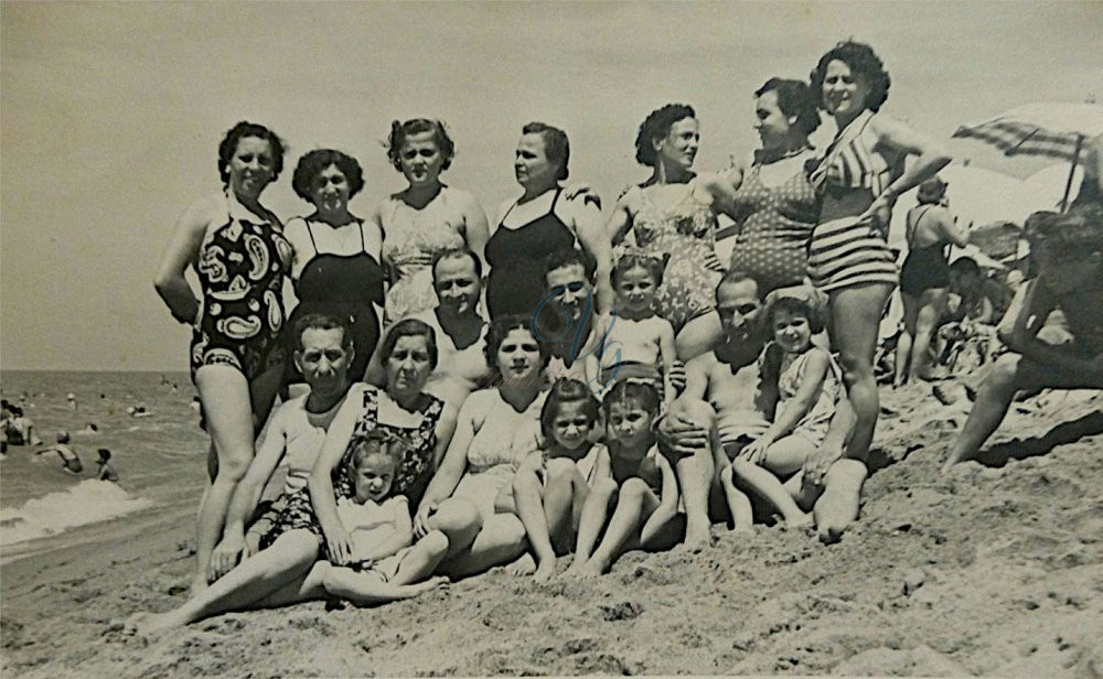 Bagnanti Viareggio Anno 1950