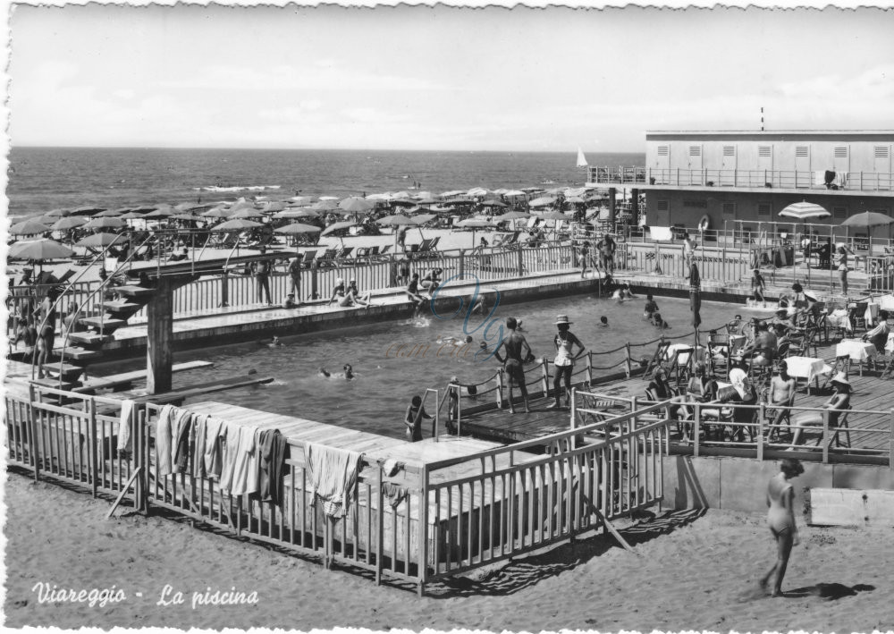 Bagno Principe di Piemonte Viareggio Anni '50
