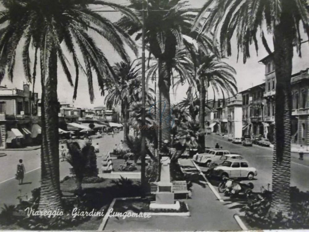 Giardini lungomare Viareggio Anni '50