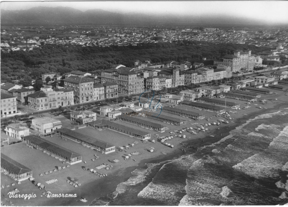 Panorama Spiaggia di Ponente Viareggio Anni '50