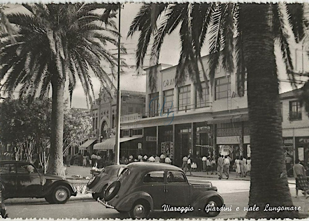 Passeggiata con giardini Viareggio Anni '50