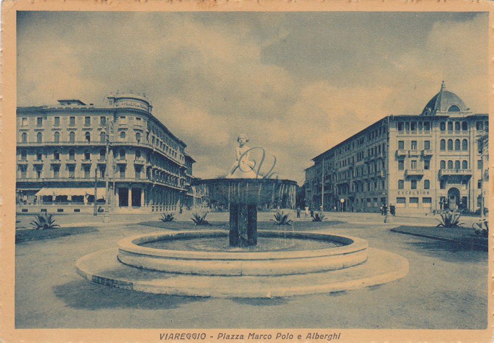 Piazza Maria Luisa Viareggio Anni '50