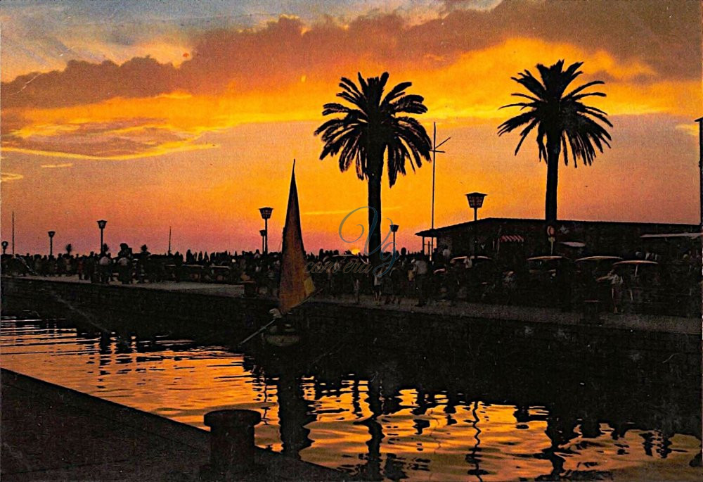 Tramonto sul Molo Viareggio Anni '50