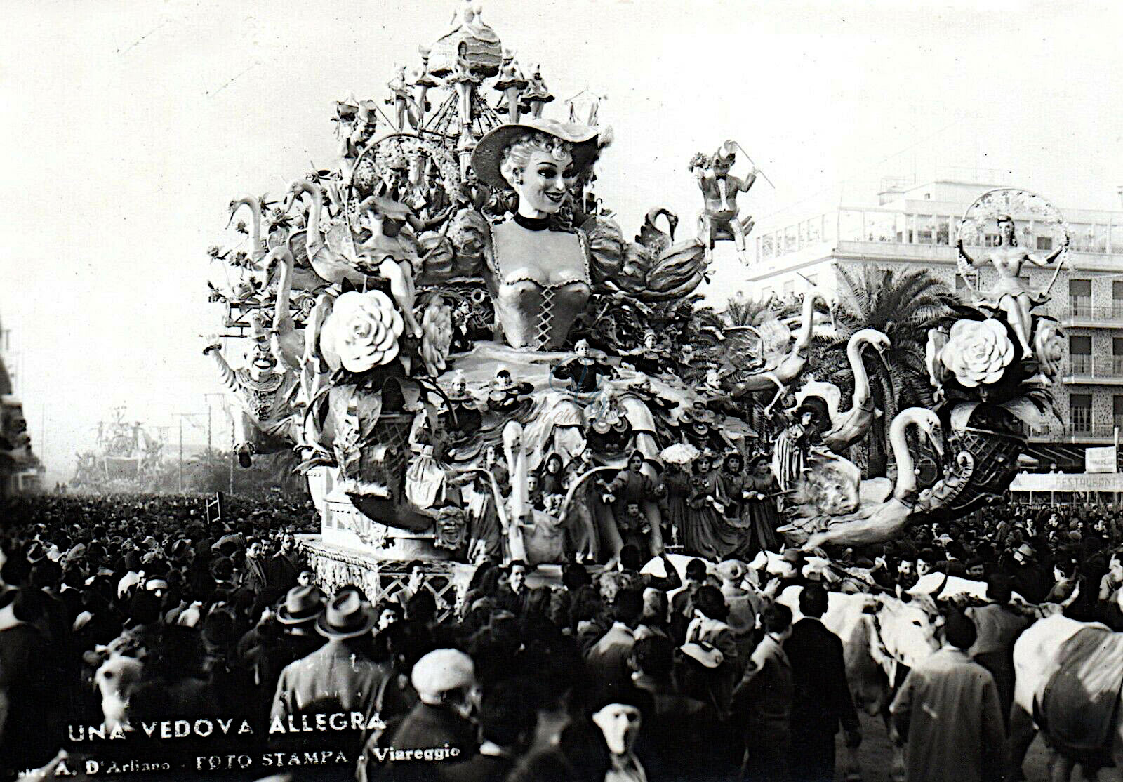 Una vedova allegra Viareggio Anno 1950