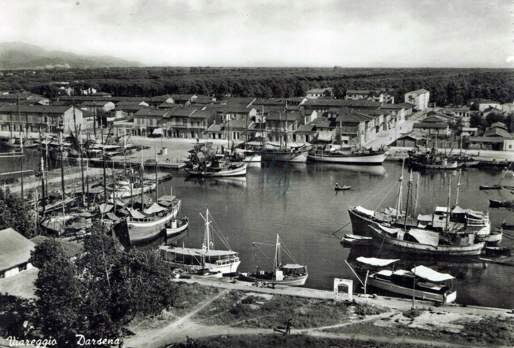 Panorama Darsena Viareggio Anno 1954