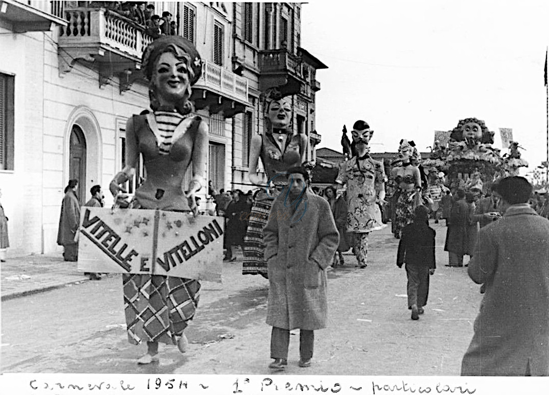 Vitelline e vitelloni Viareggio Anno 1954