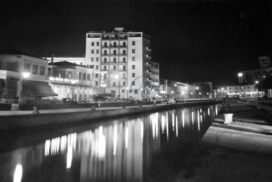 Molo notturno Viareggio Anno 1955