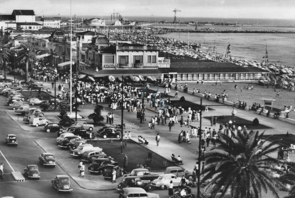 Piazza Mazzini Viareggio Anno 1955