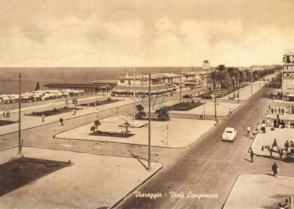 Viali Lungomare Viareggio Anni '50