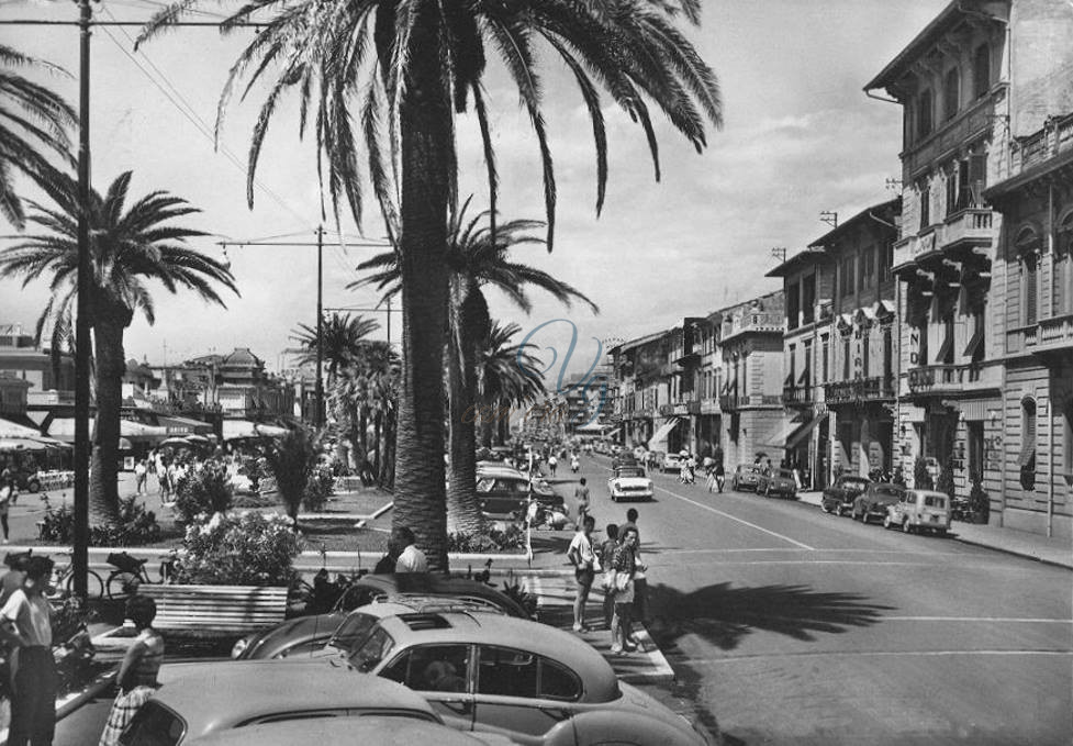 viale Manin Viareggio Anno 1955