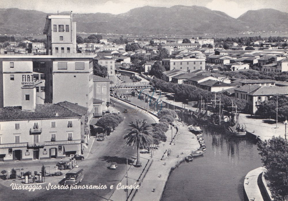 Canale e via Pilo Viareggio Anni '50