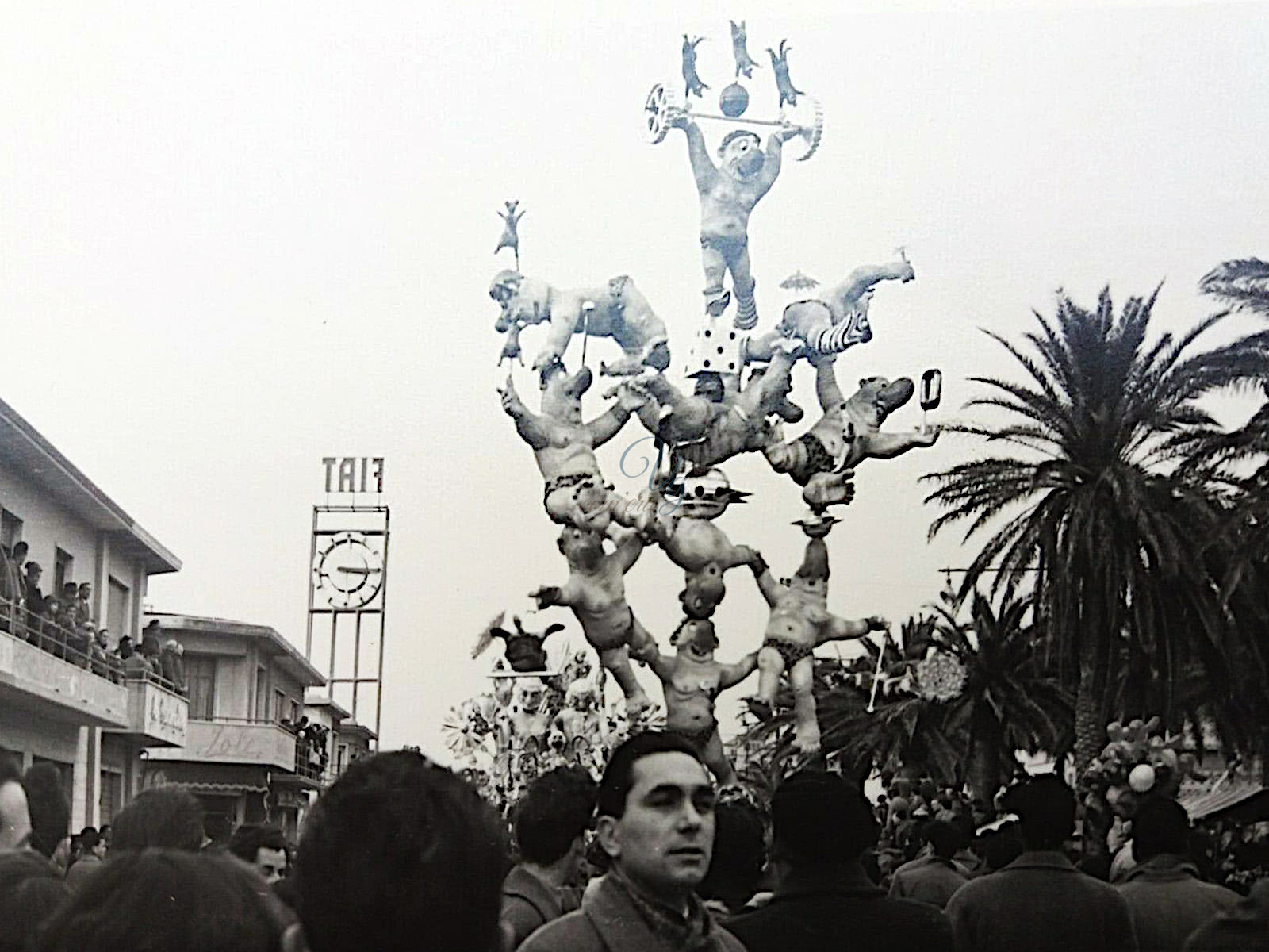 La famiglia Ercolini hoplà Viareggio Anno 1956