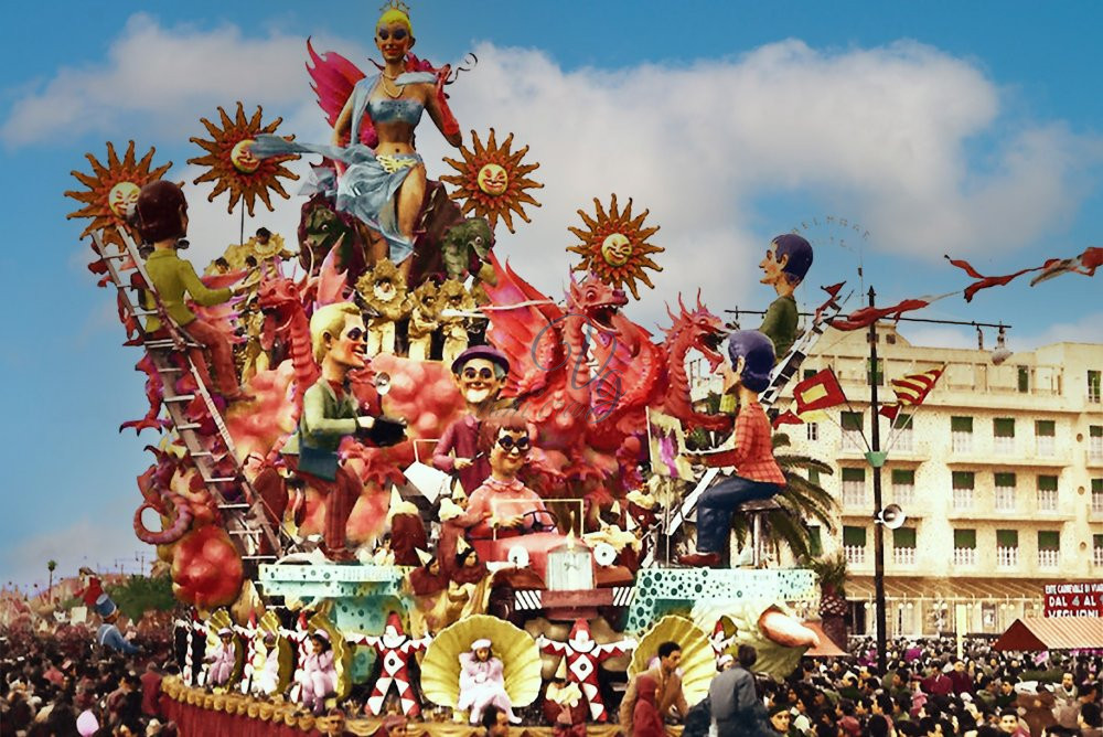 La grande modella Viareggio Anno 1956