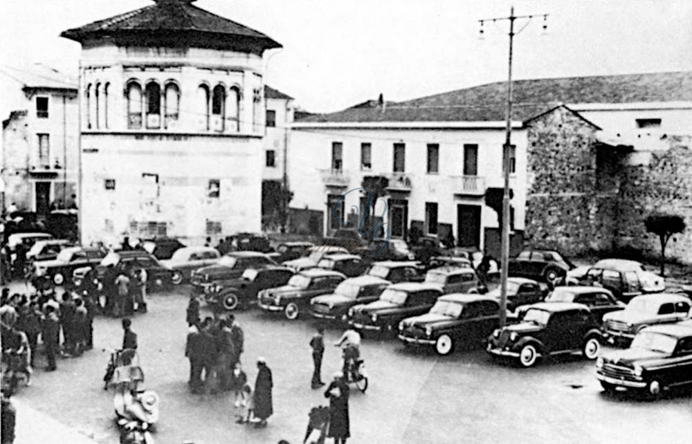 Piazza San Francesco e Battistero Viareggio Anno 1956