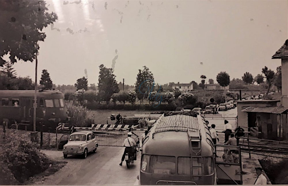 Passaggio a livello Viareggio Anno 1957