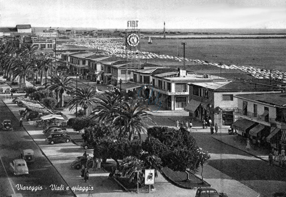 Viali a Mare Viareggio Anno 1957