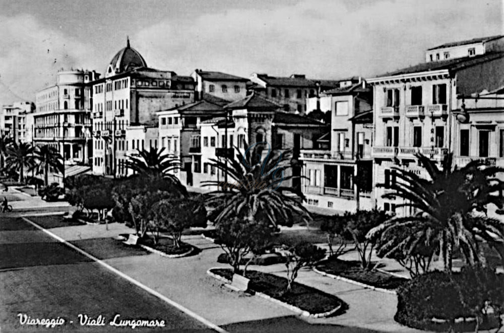 Viali lungomare Viareggio Anno 1957