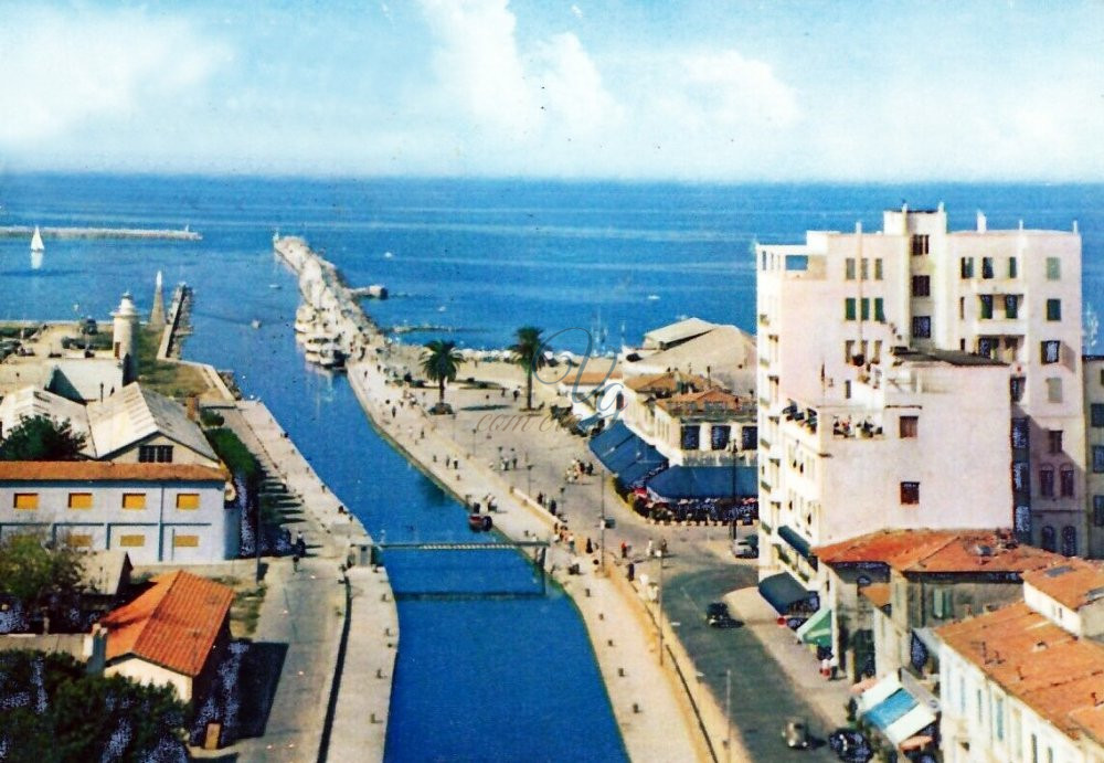 Passerella sul canale Viareggio Anno 1958