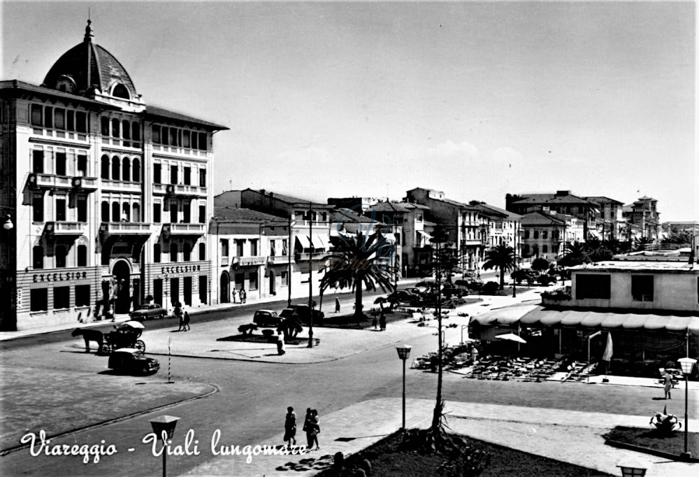Viali Lungomare Viareggio Anno 1958