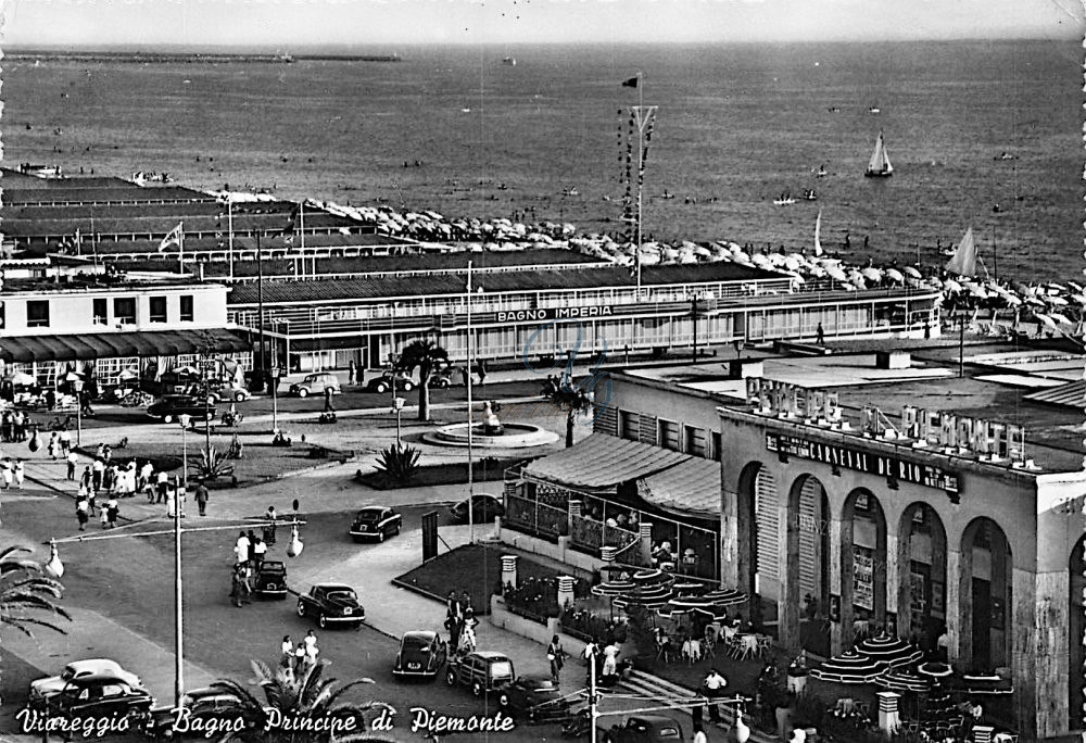 Bagno Principe di Piemonte Viareggio Anno 1959