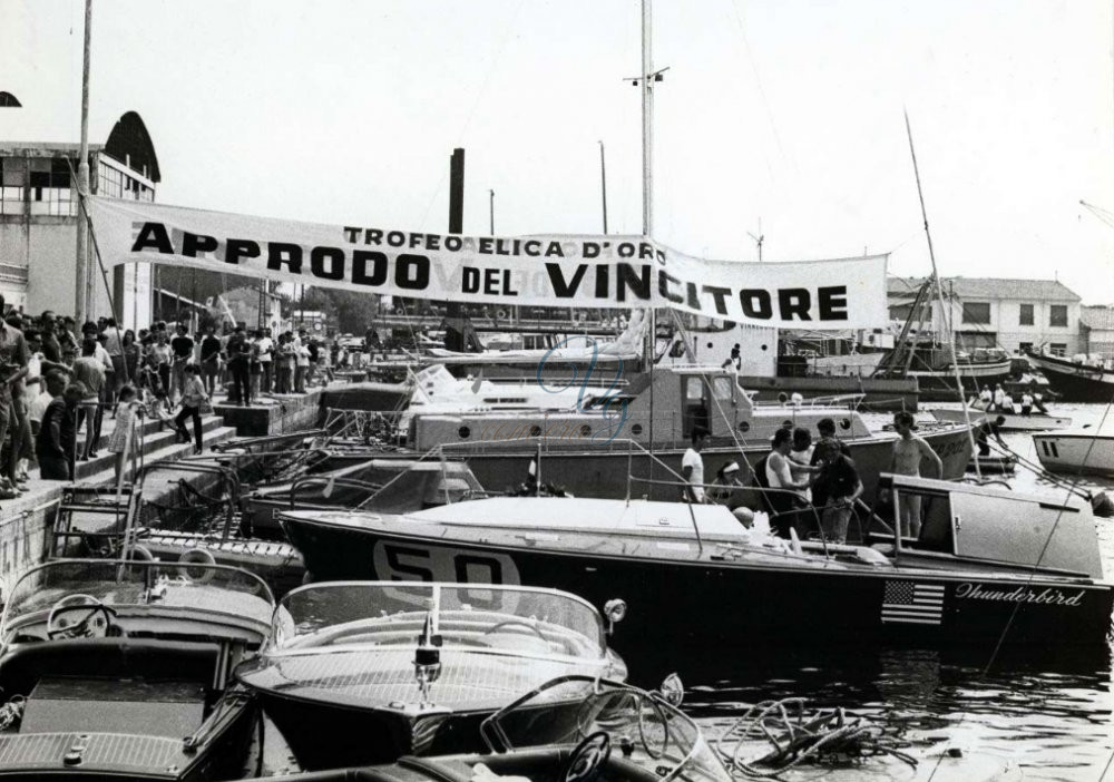 Approdo del vincitore Viareggio Anni '60