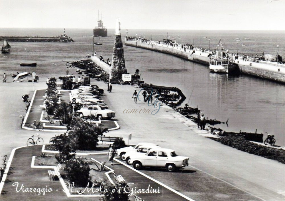 Molo Turistico e giardini Viareggio Anni '60