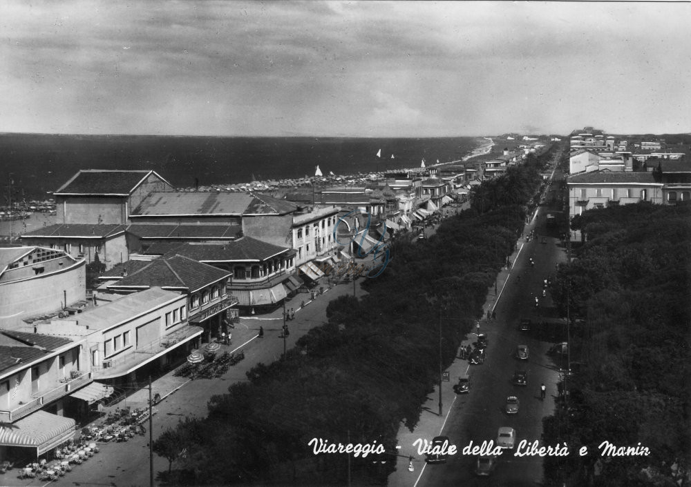 Passeggiata e viale a Mare Viareggio Anni '60