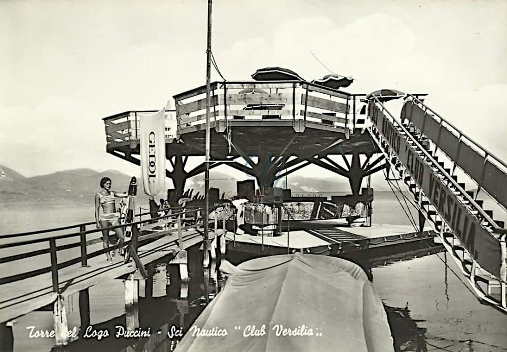 Sci nautico sul lago Viareggio Anni '60