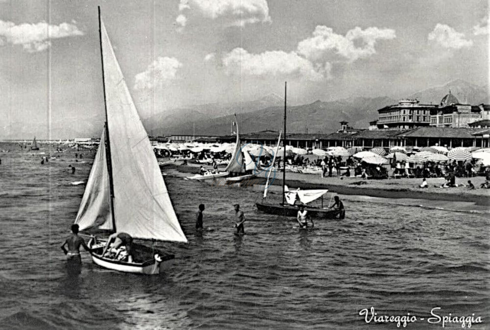 Spiaggia Viareggio Anno 1960