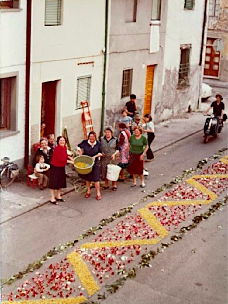Tappeti per la processione Viareggio Anni '60