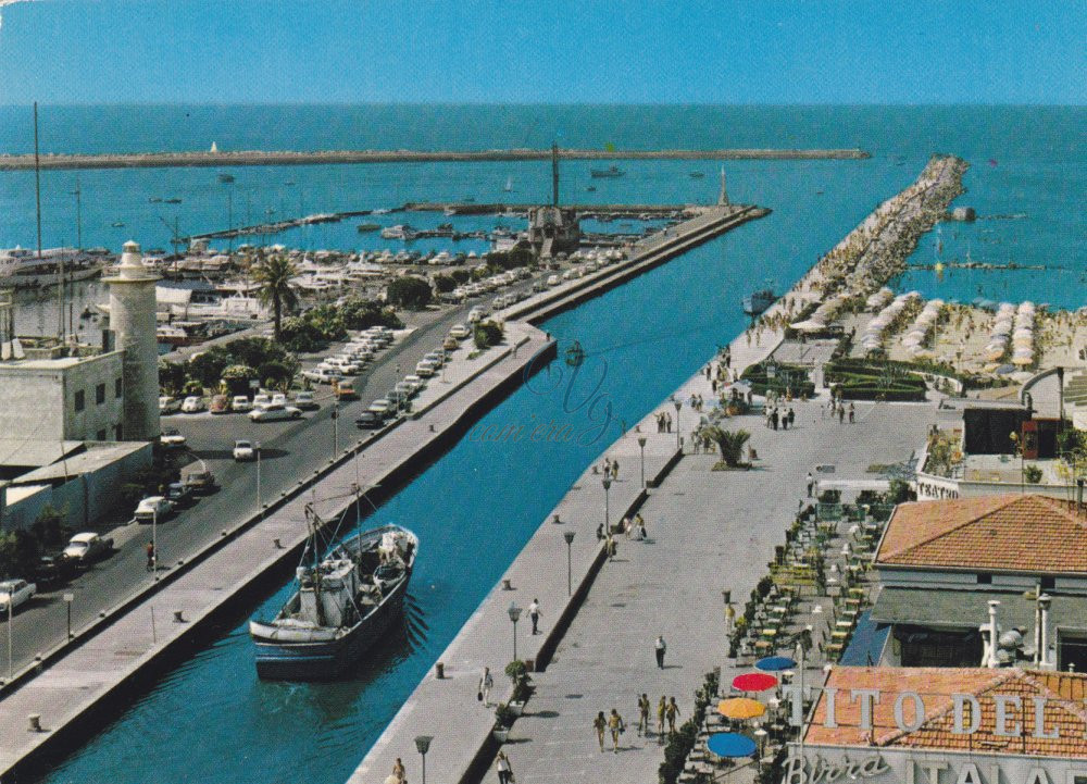 Veduta sul molo Viareggio Anni '60