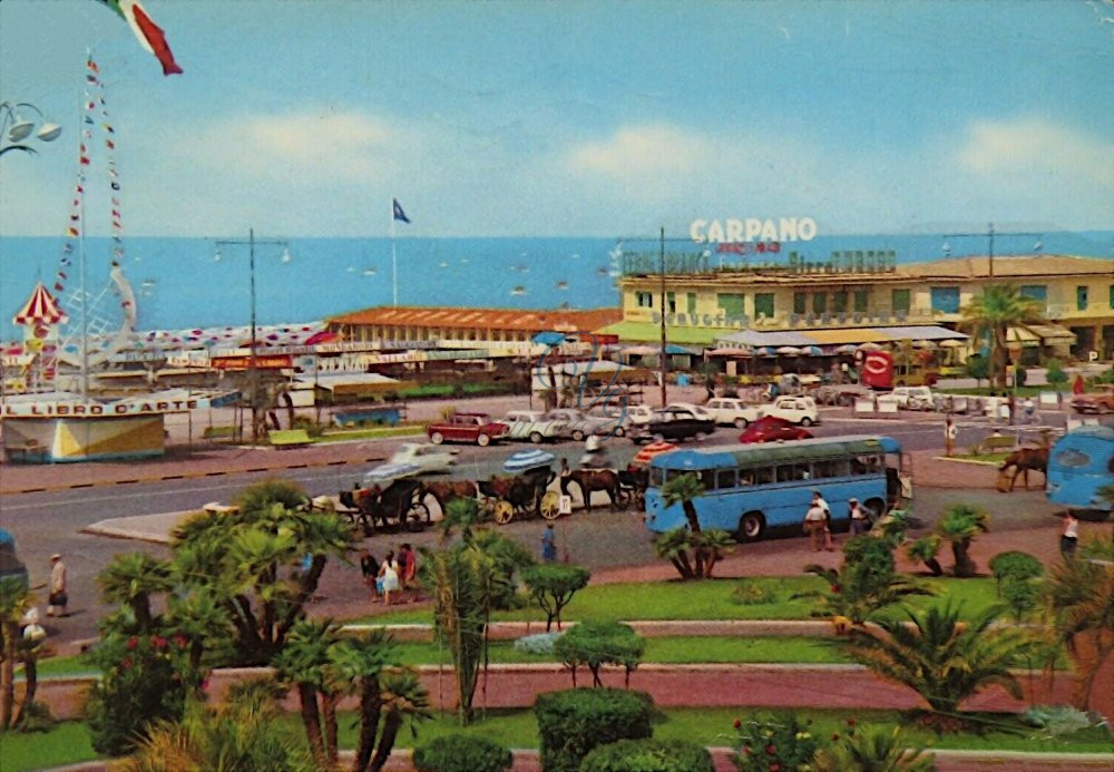 Piazza Mazzini Viareggio Anno 1961