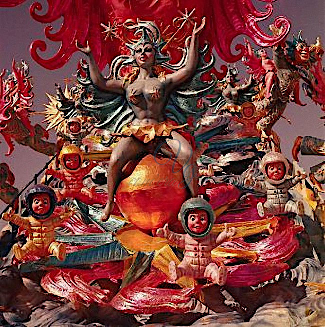 Carnevale nel cosmo Viareggio Anno 1962