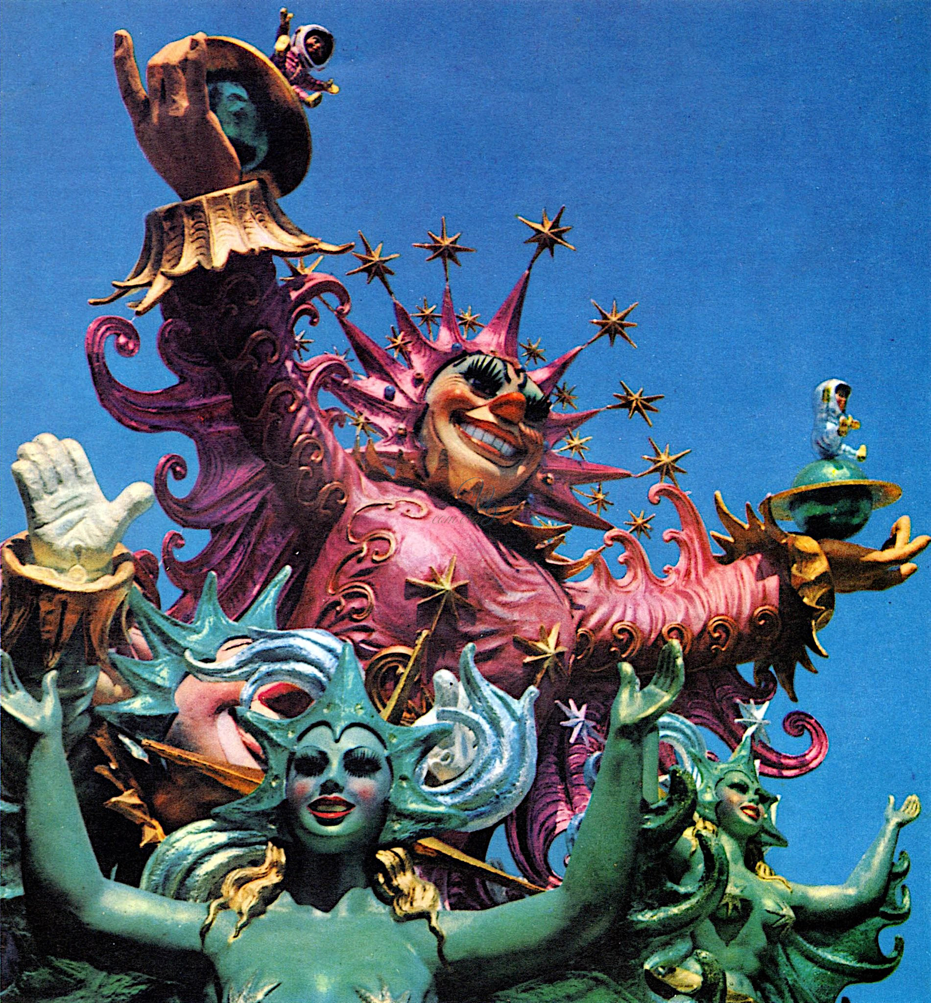 Carnevale nel cosmo Viareggio Anno 1962