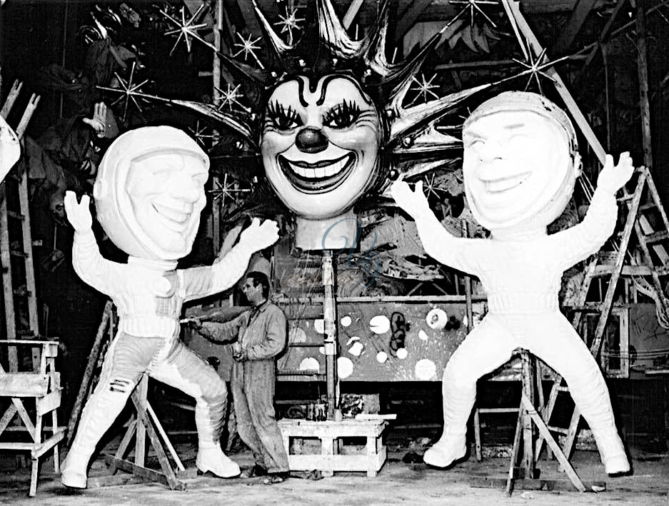 Carnevale nel cosmo Viareggio Anno 1962