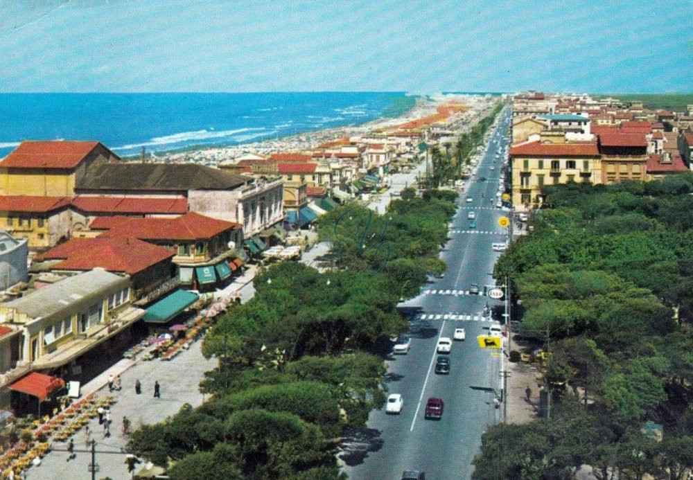 viale Manin Viareggio Anno 1965